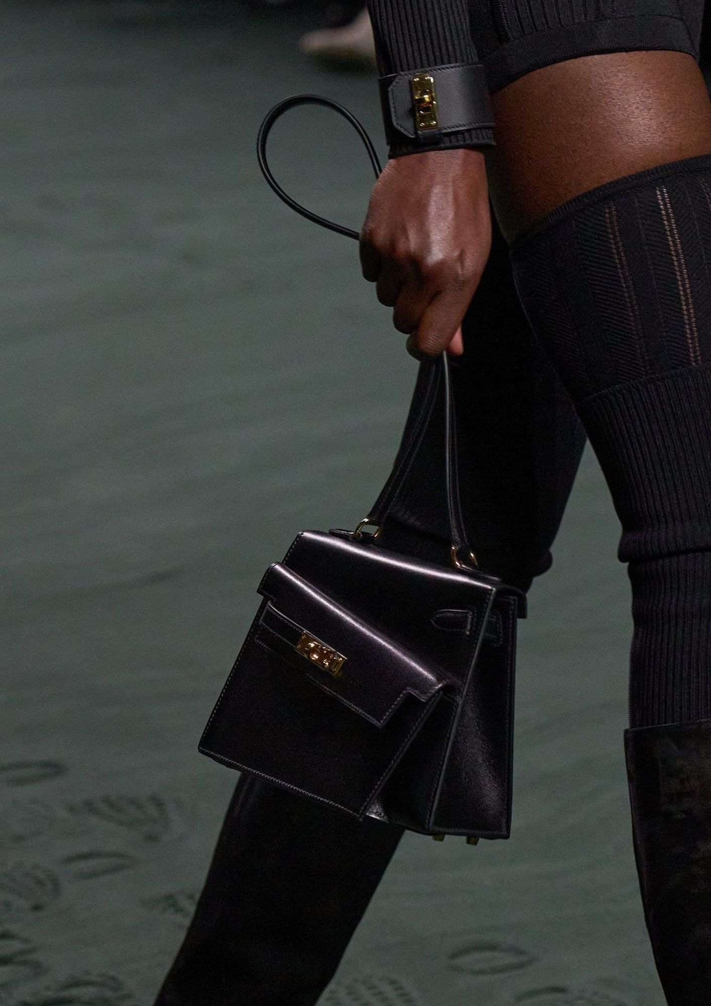 Hermes - kelly 20 Desorder black GHW