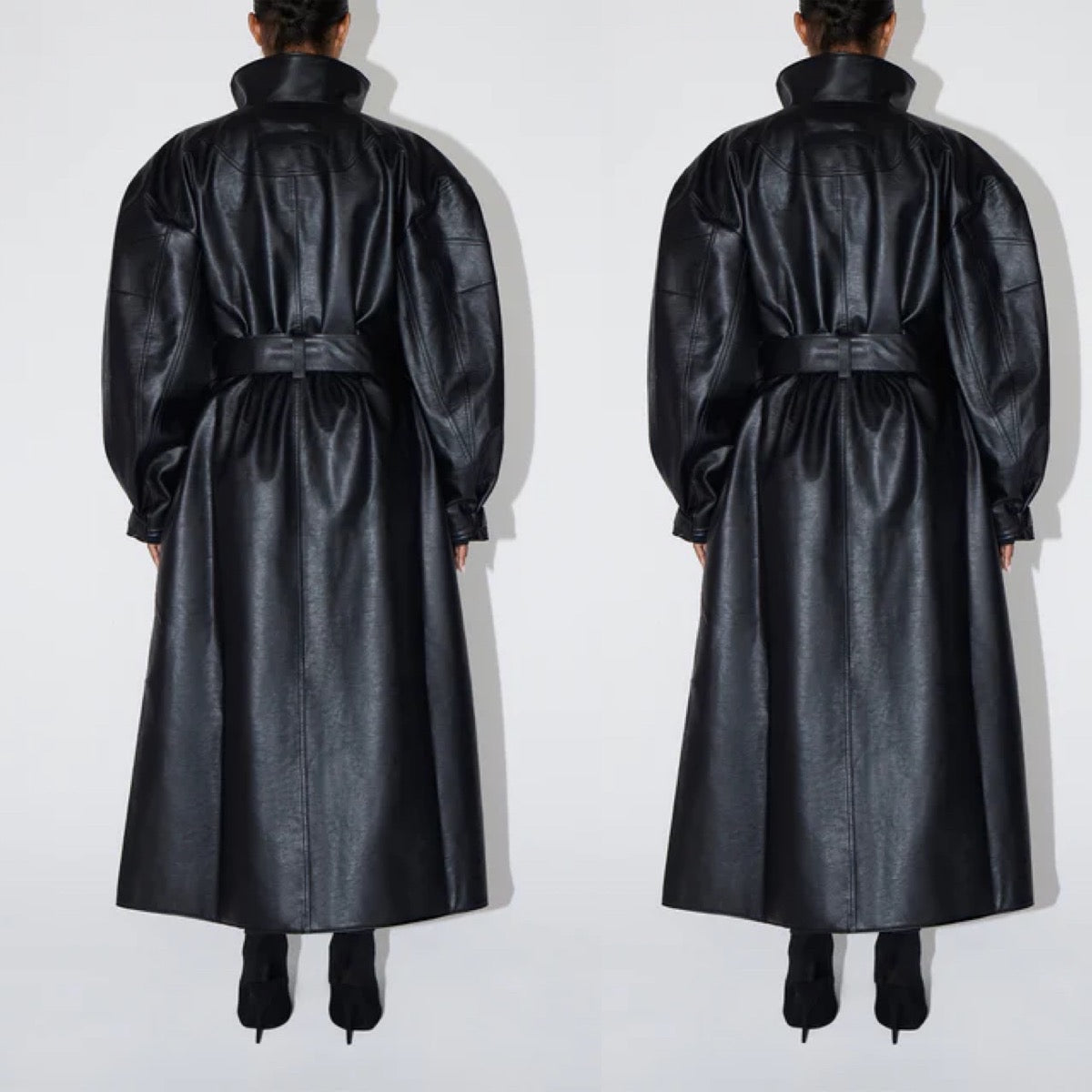 Khy -faux  leather oversized jacket - best seller