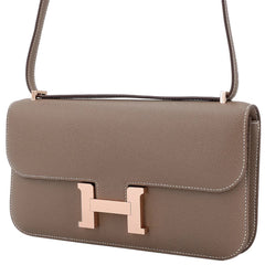 Hermes - elan constance 18 - etoupe- GHW