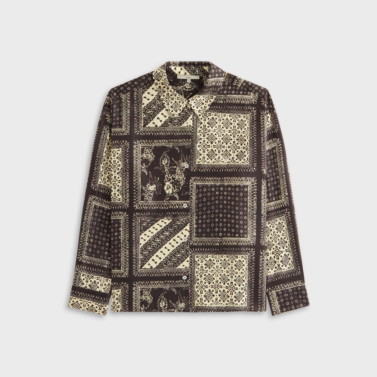 Kith - Block Print shirt and pant silk set