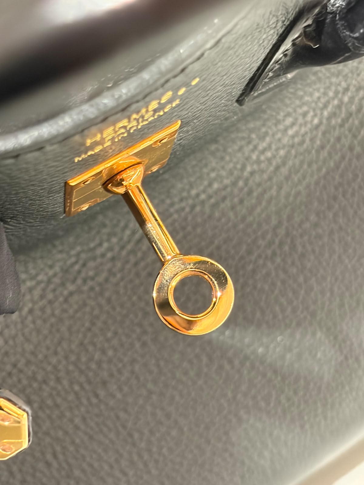 Hermes- Birkin 25 touch shiny - Noir GHW