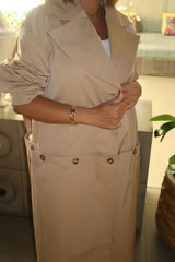 Mash x eclipse-  flexible  summer trench coat
