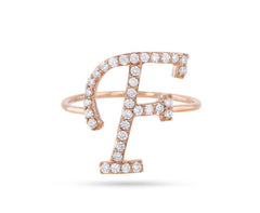 Panacheous jewelry- white gold & Diamond  F ring