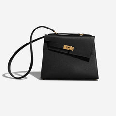 Hermes - kelly desordre black ghw epsom