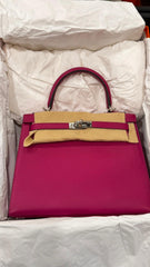 Hermes - kelly 25 Rose poupre phw