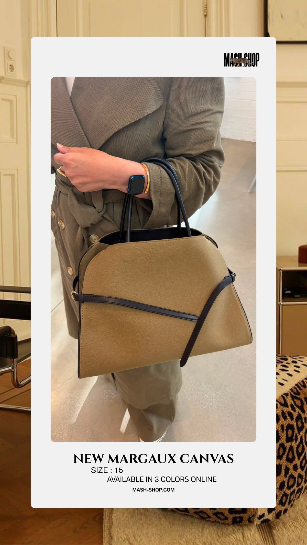 The row - margaux canvas size 15 & 17 - limited edition edition - fango