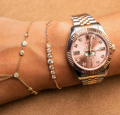 Timex X JA  watch silver - pink