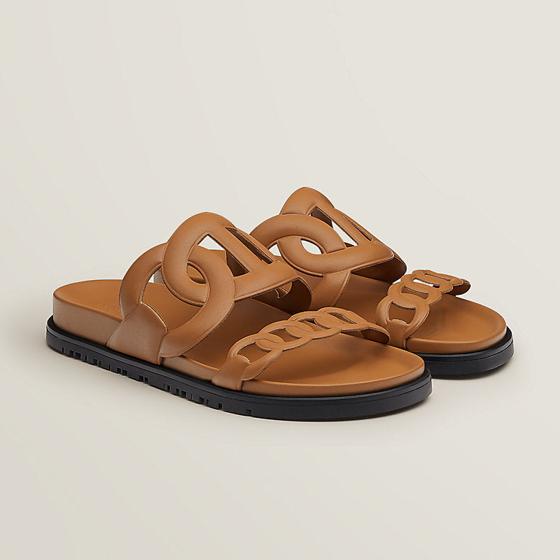 Hermes - extra sandal - Naturel size 37