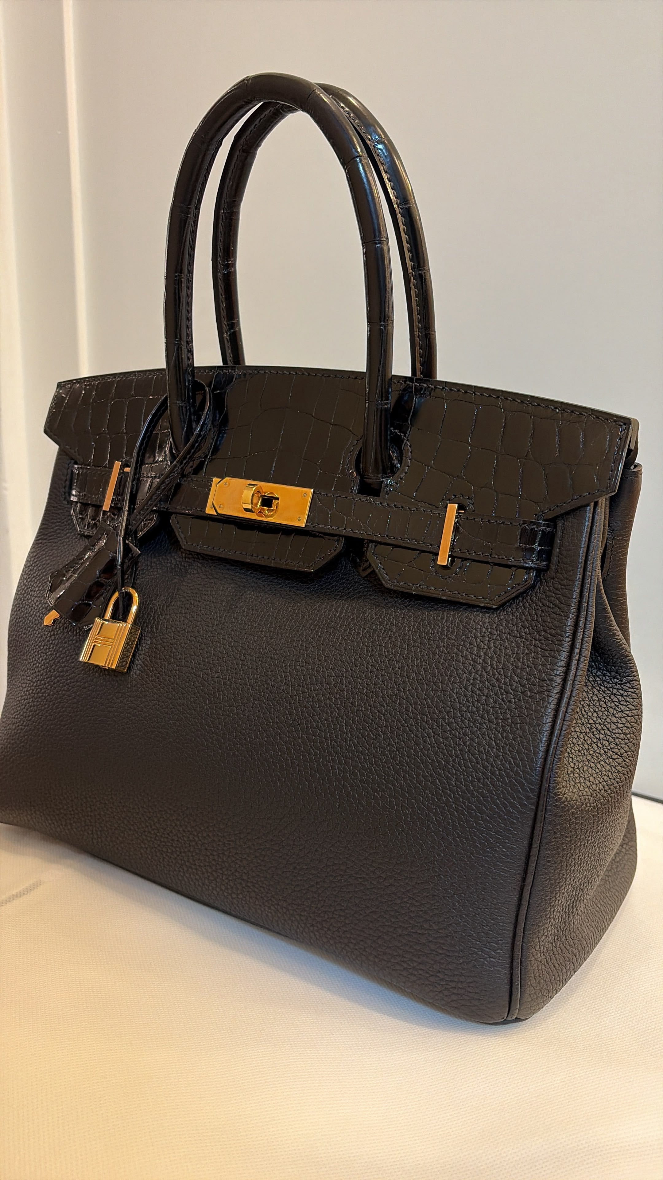 Hermes - Birkin 30 touch - 
Noir / ghw