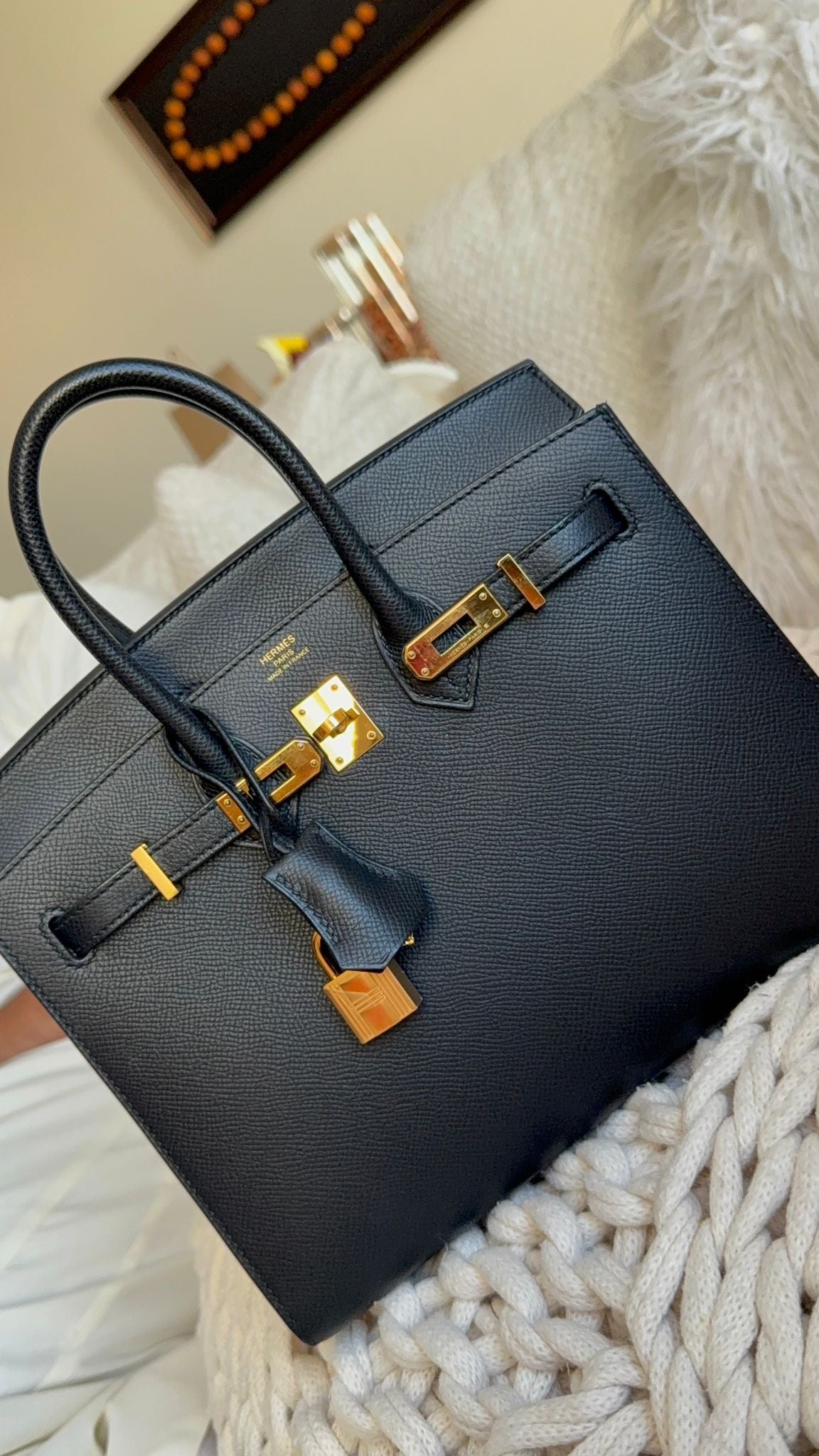 Hermes - Epsom black birkin