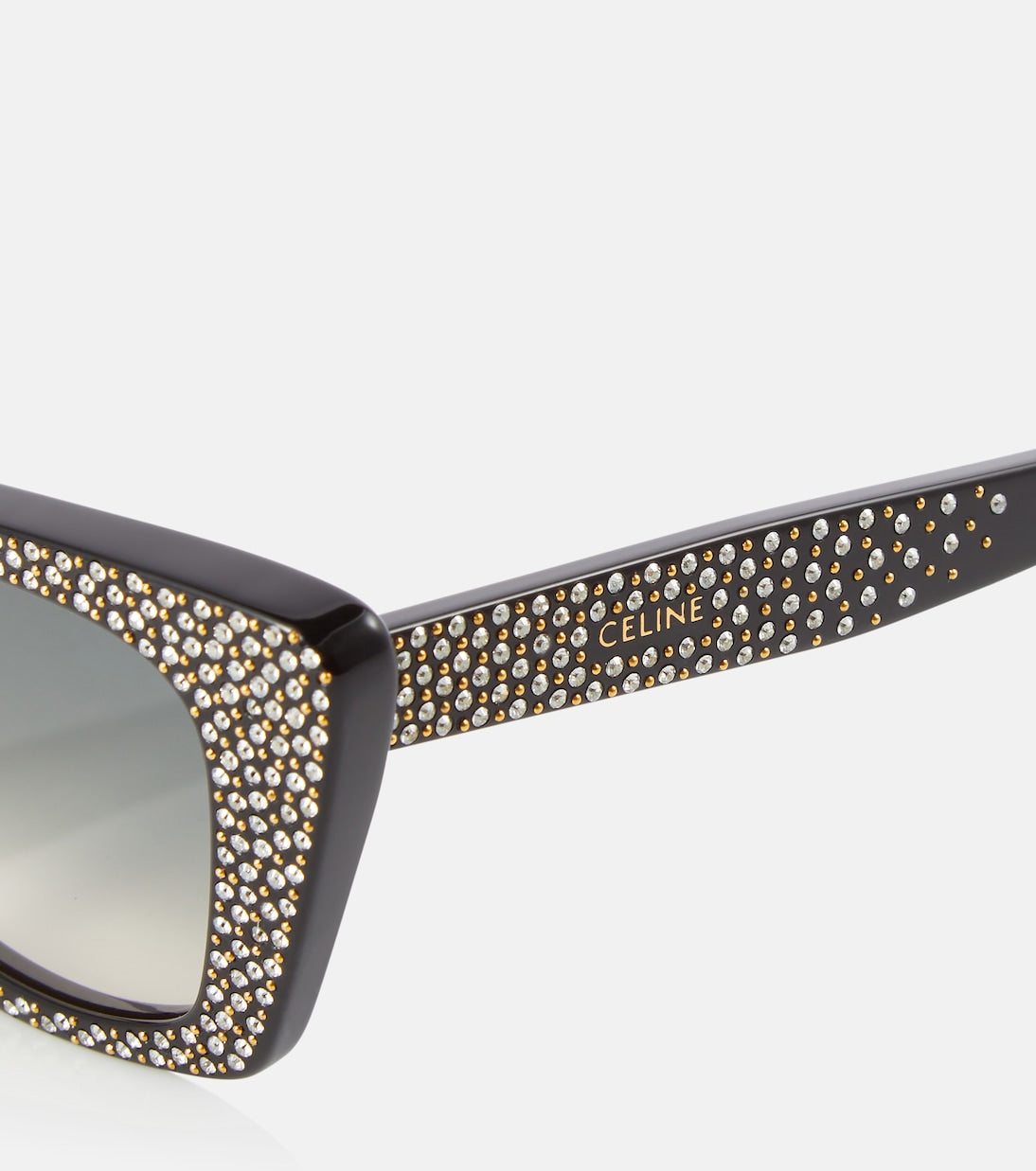 Celine eyewear- Embellished cat-eye sunglasses