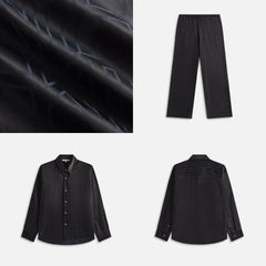 Kith - Monogram shirt & pants set - black