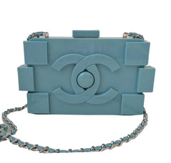 Chanel - blue lego bag