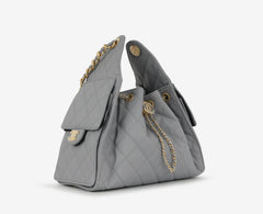 Chanel - grey 25 bag small size