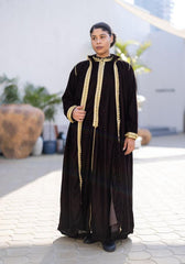 Shd X Mash - SHD Velvet Signature Bisht - dark brown - free size