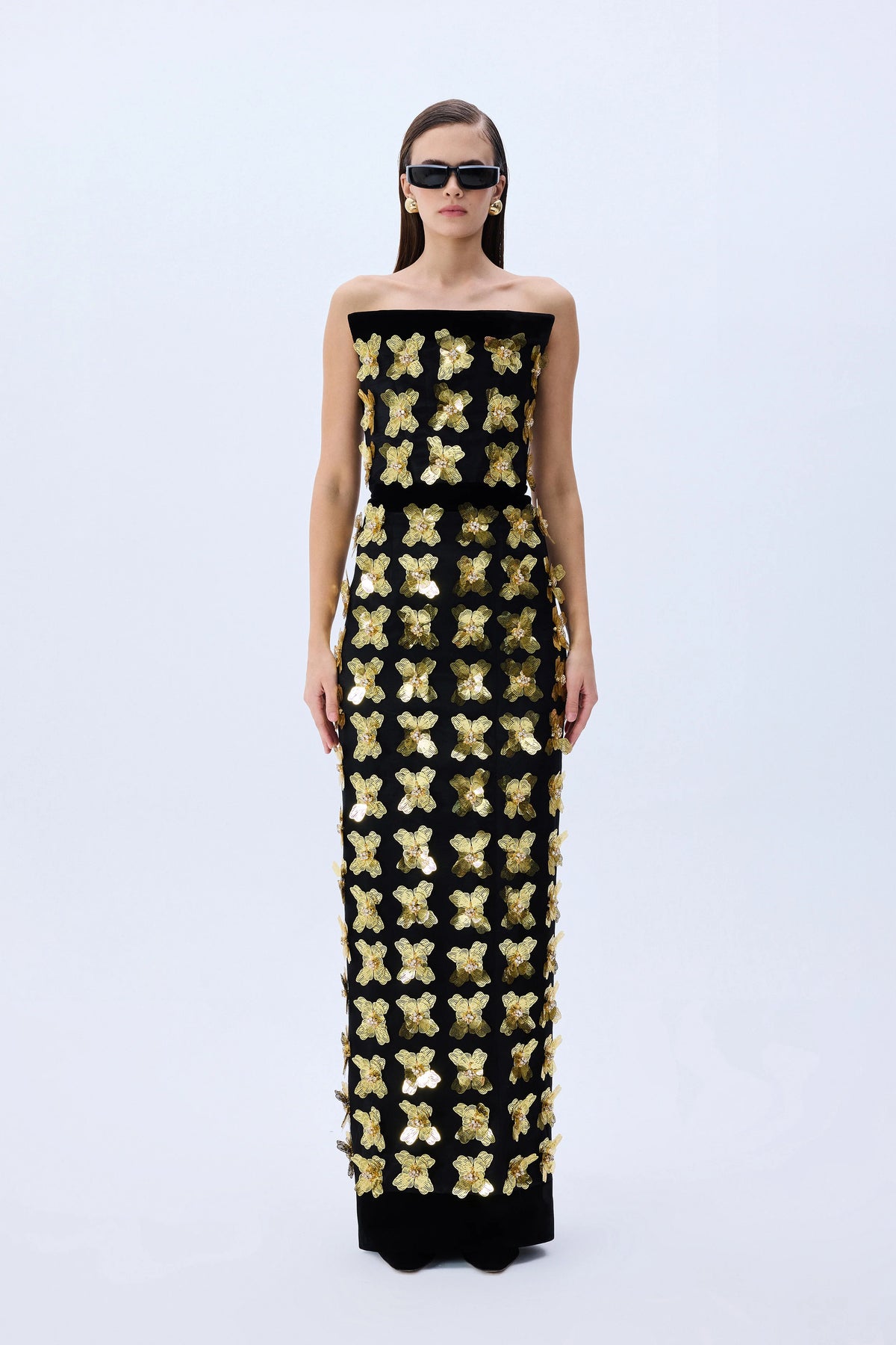 Mash X Allure - Golden dress FW25-D-1006