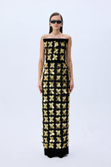 Mash X Allure - Golden dress FW25-D-1006