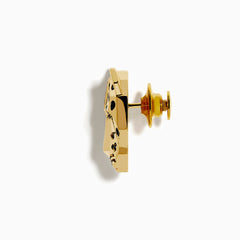 EF - Signature 14K Gold Diamond and Emerald Panther Pin