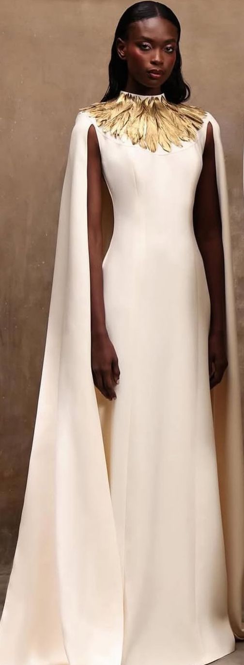 Jean louis sabaji cape dress 
Haute couture 2024 - size 40