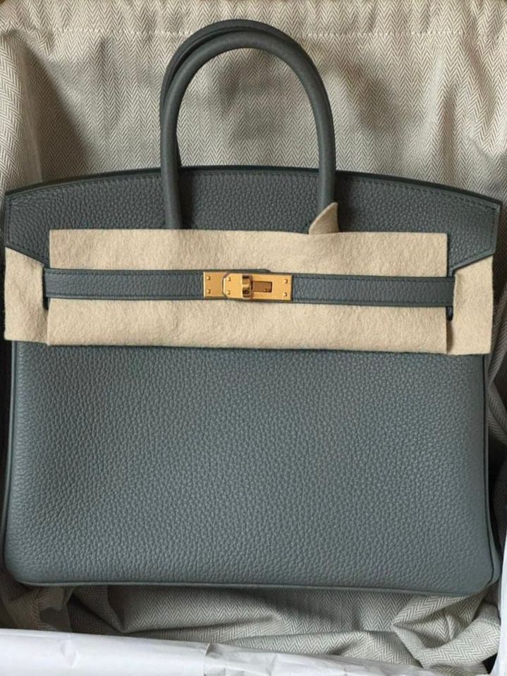 Hermes - Birkin 25 Vert  amande ghw