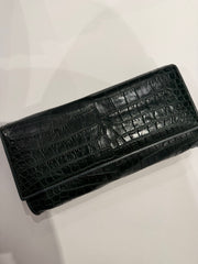 Bougie Bags - the real crocodile 🐊 - clutch/ cross  - dark green