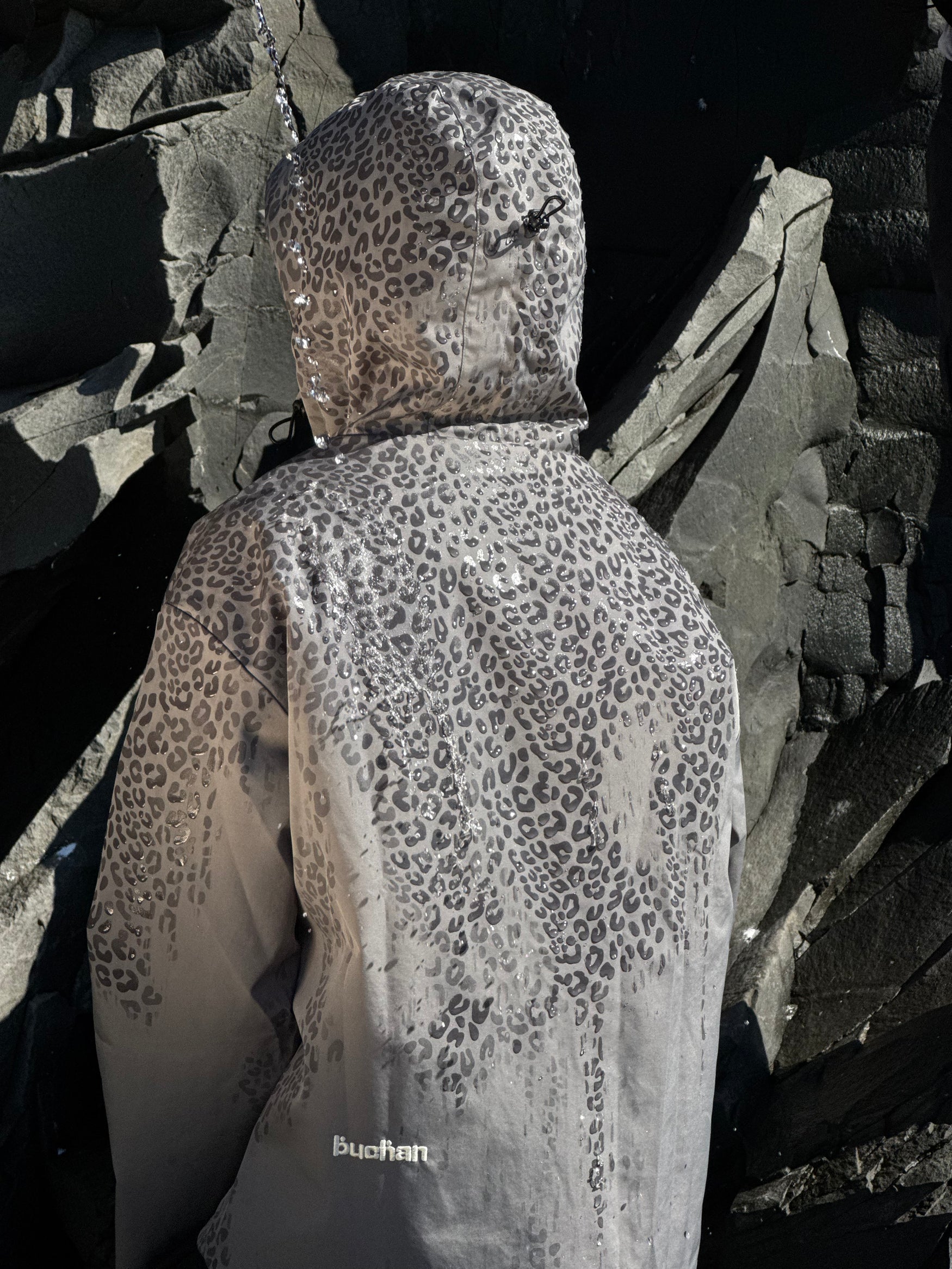 Water Reactive Cheetah Rain Jacket - 8 colors - free size