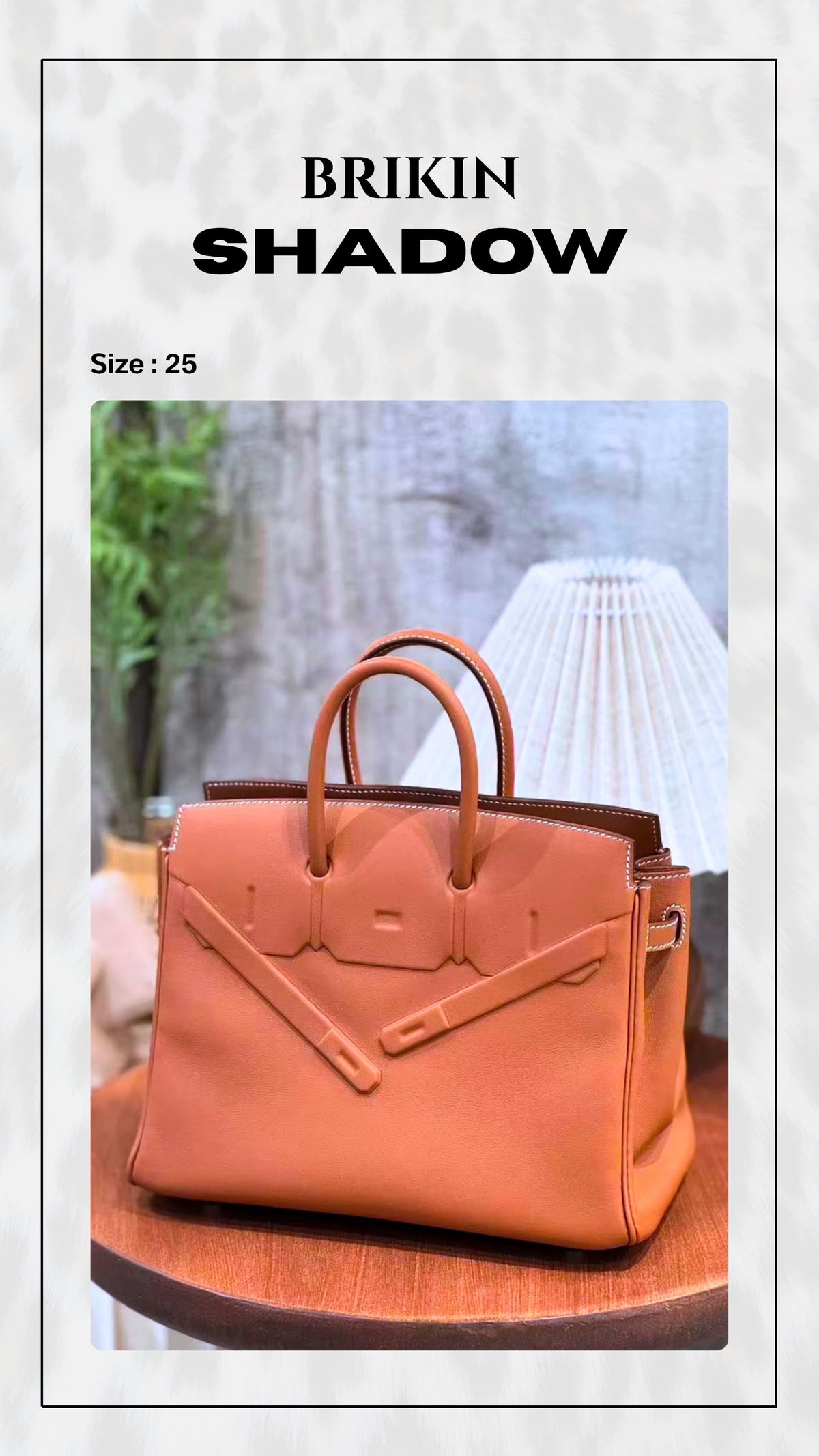 Hermes- Birkin shadow size 25 - Gold swift
