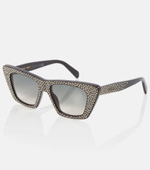 Celine eyewear- Embellished cat-eye sunglasses