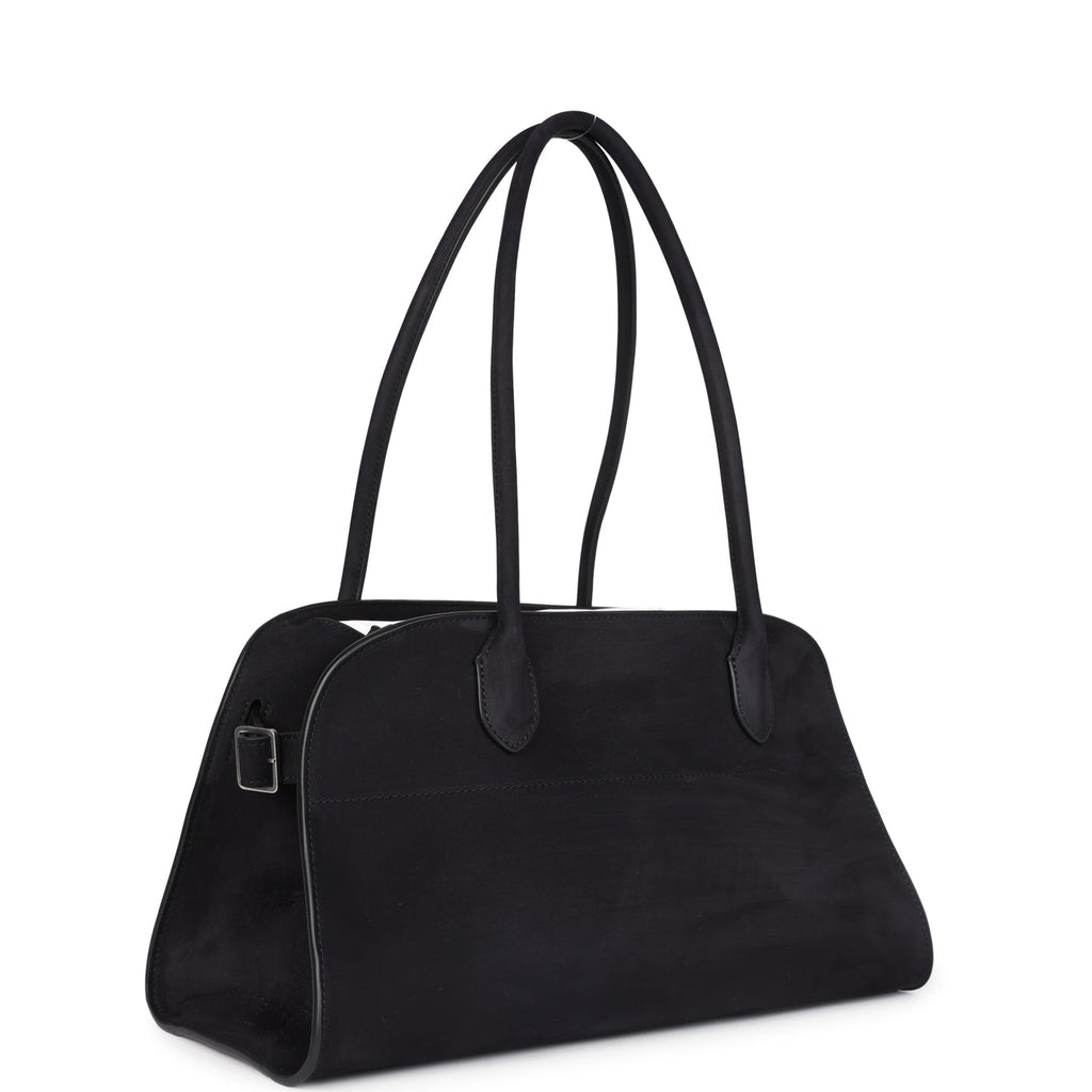 The row - shoulder margaux size 12 - suede black
