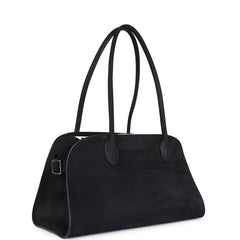 The row - shoulder margaux size 12 - suede black