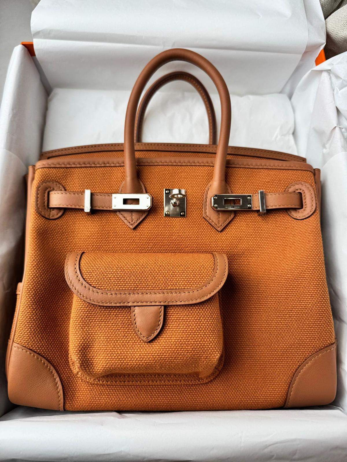 Hermes - birkin 25 - cargo gold - phw