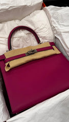 Hermes - kelly 25 Rose poupre phw