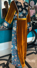 Nashel by najeeba - velvet brown kaftan