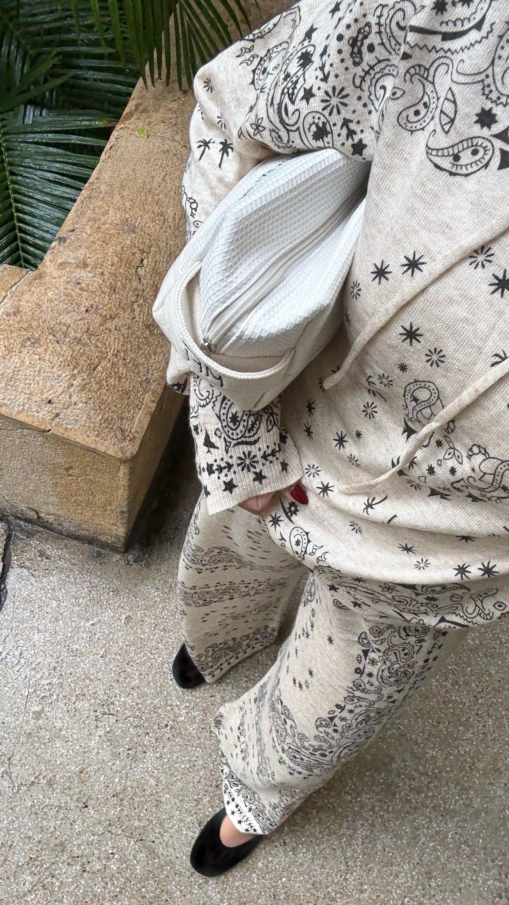 Bandana light cashmere set - free size