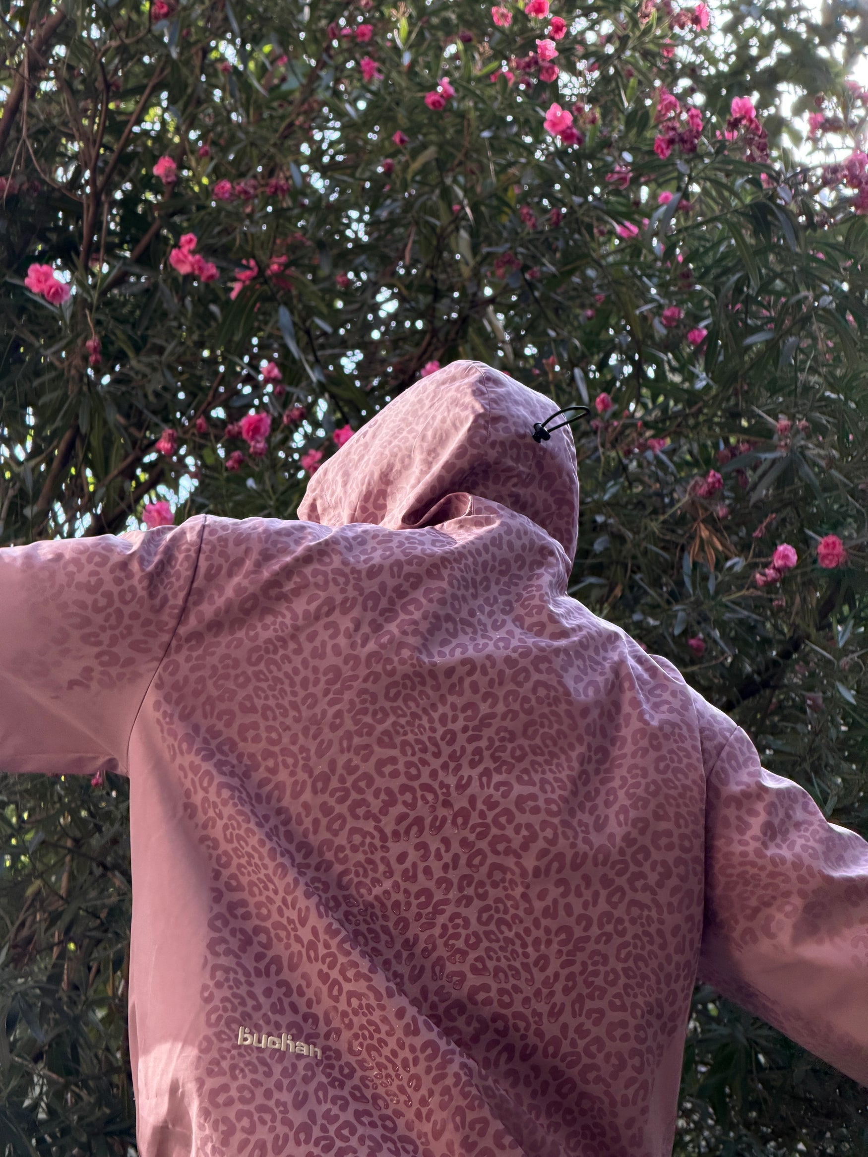 Water Reactive Cheetah Rain Jacket - 8 colors - free size