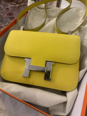 Hermes - limoncello 24 constance - Epsom PHW