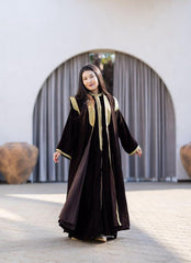 Shd X Mash - SHD Velvet Signature Bisht - dark brown - free size