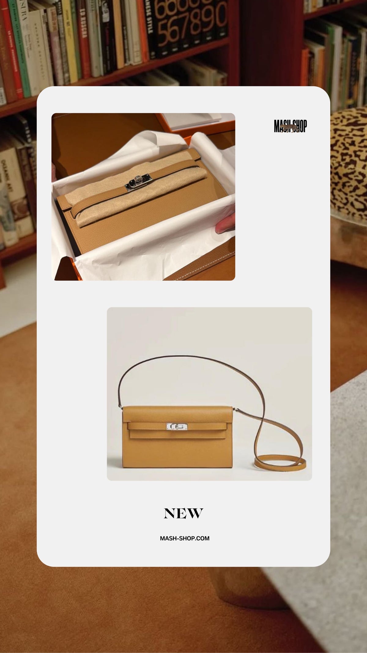 Hermes / kelly to go wallet - grid misty