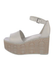 Hermes - Illusion 35 sandal -  Blanc De Paris - size 37