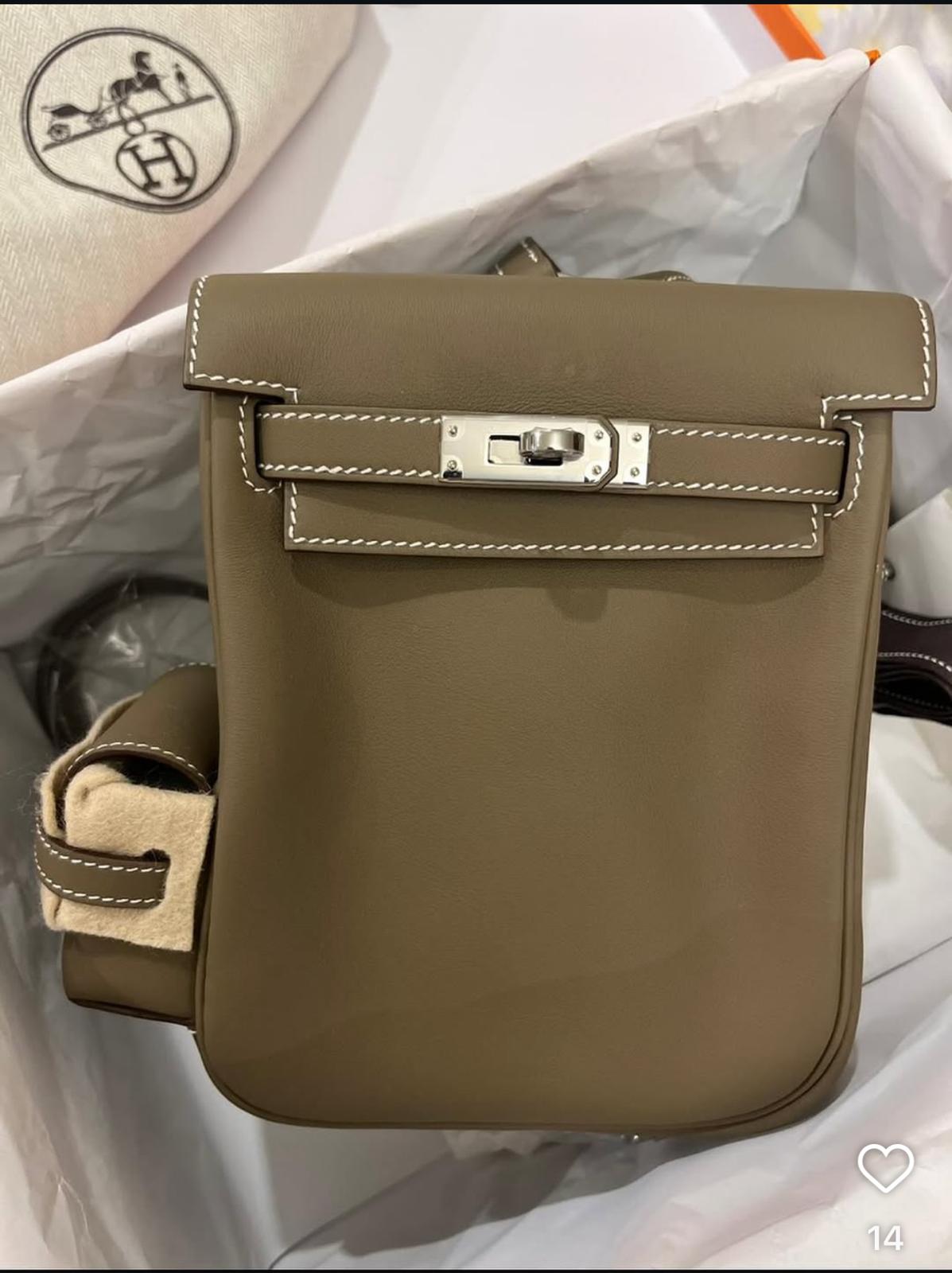 Hermes - kelly jump etoupe PHW