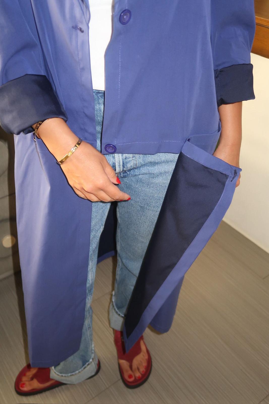 Mash x eclipse-  flexible  summer trench coat