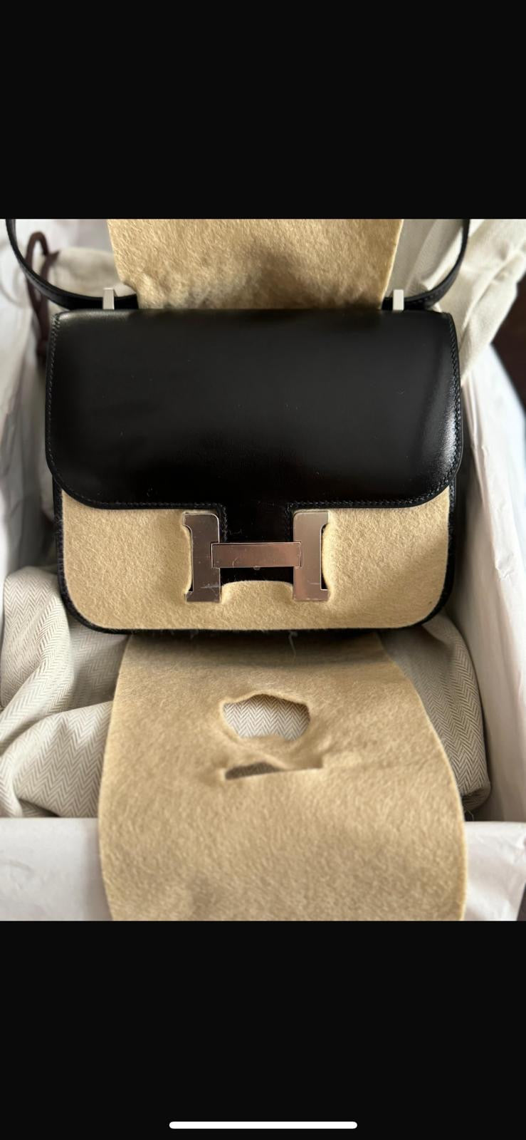 Hermes -
SAC CONSTANCE III MINI MIROIR NOIR - ready for delivery