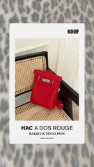 Hermes - HAC A Dos Rouge Radieux Togo Phw