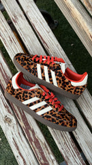 Adidas samba OG - preloved red leopard womens