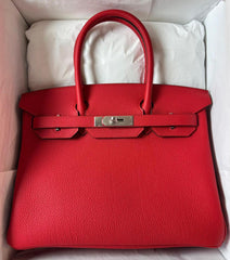Hermes  

B30 Rouge Radieux Togo Phw