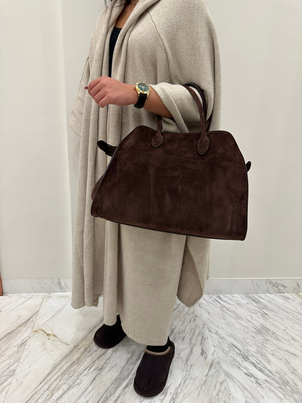Mash X MNCAH - poncho  hoodie biege with scarf- free size