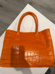 Bougie Bags - the real crocodile 🐊 - shopping bag - orange 🍊