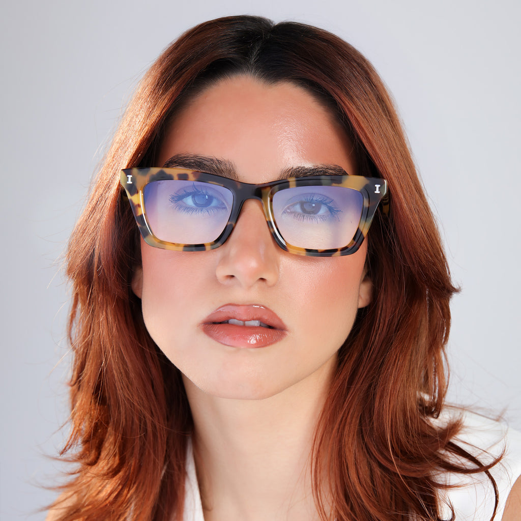 illesteva - leopard /Flat Gradient See Through