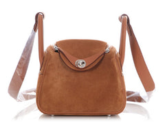 Hermes - Gold Grizzly and Swift Mini Lindy 20 Palladium Hardware, 2025