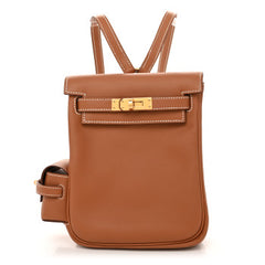 Hermes - Swift Kelly Jump Backpack Gold